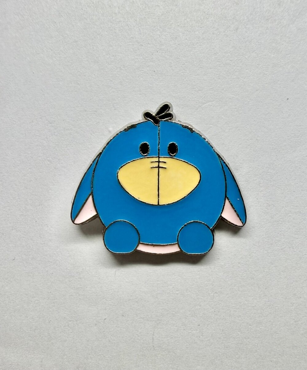 Eeyore Pin Blue Cartoon Character Enamel Pin